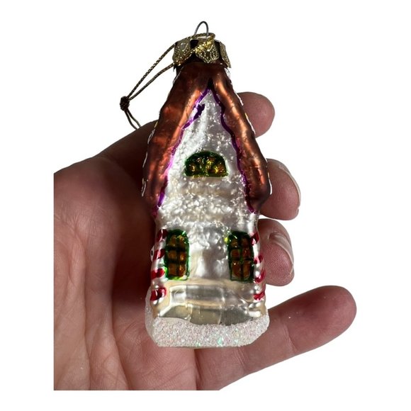 Thomas Pacconi Blown Glass Gingerbread House - Picture 4 of 6